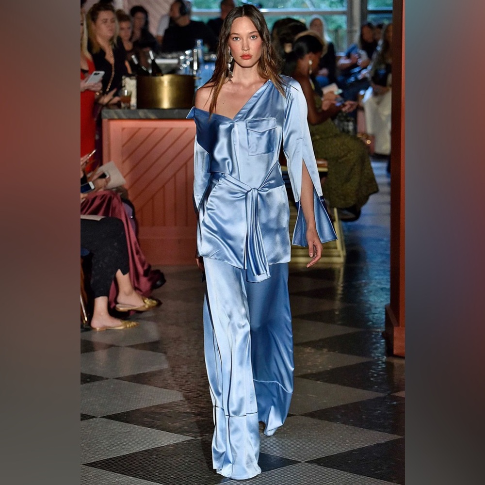Hellessy Baby Blue Silk Set